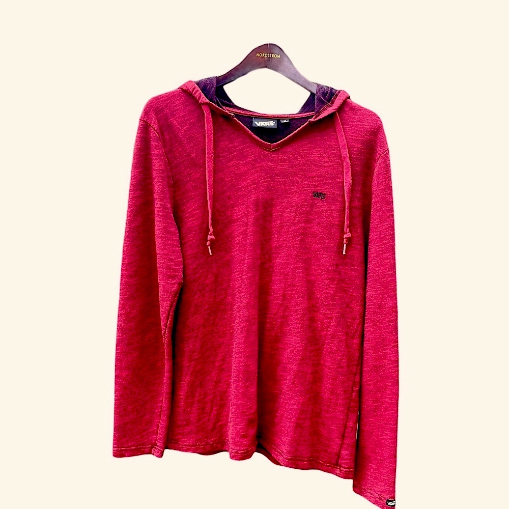 Red Vans pullover men’s size M
